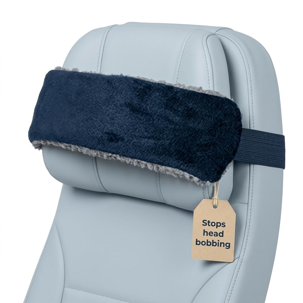 SeatSleeper front view showing compact travel strap and benefits