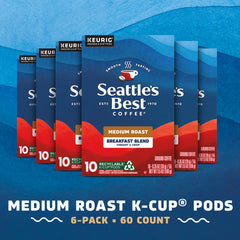Seattle's Best Coffee cápsula K-Cup detalle de sellado que mantiene frescura