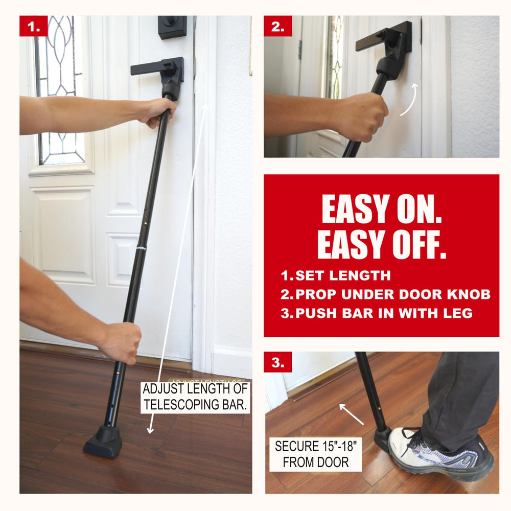 SecurityMan sliding cap engaged in patio track offering stable restraint