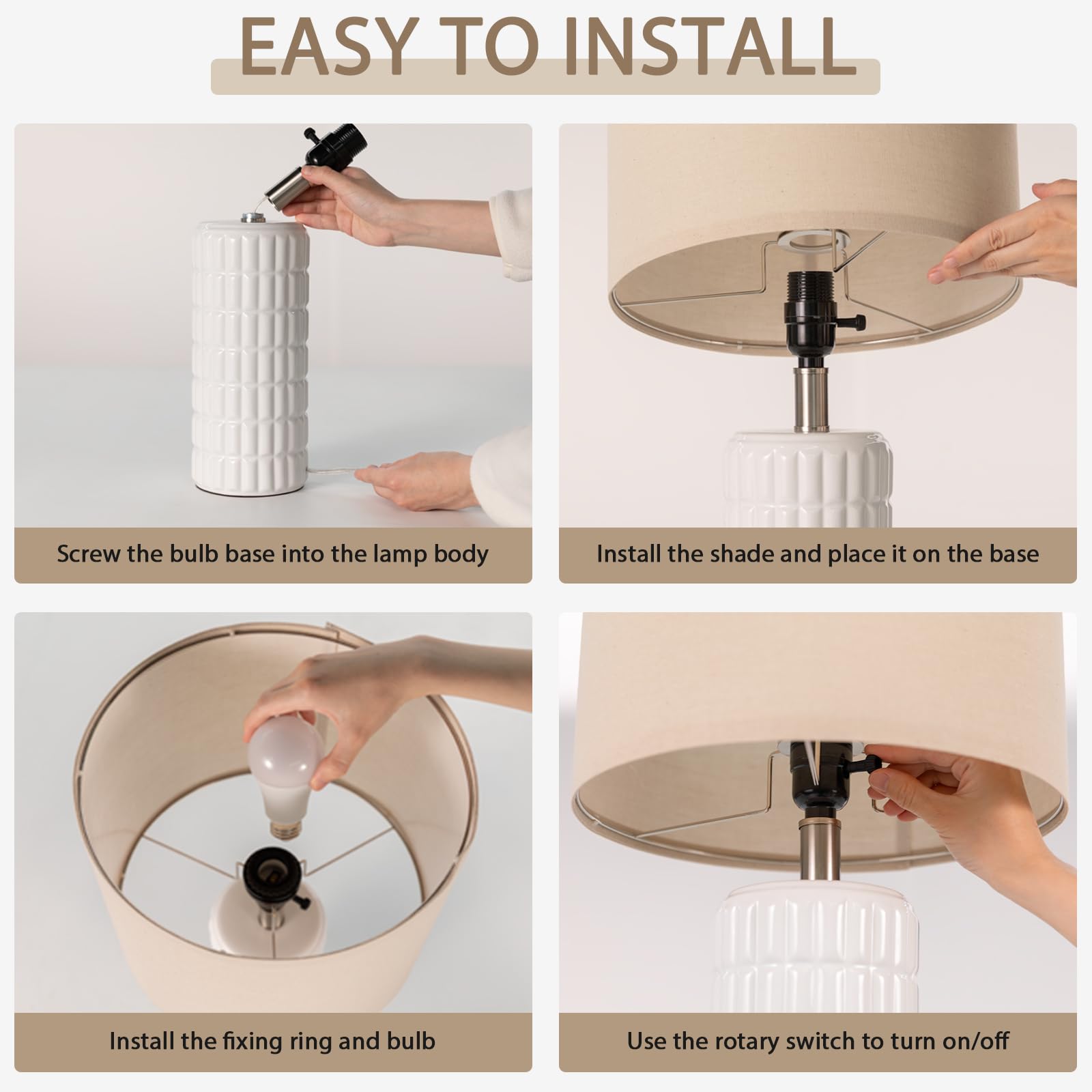 Seealle package and contents showing eco packaging and easy assembly