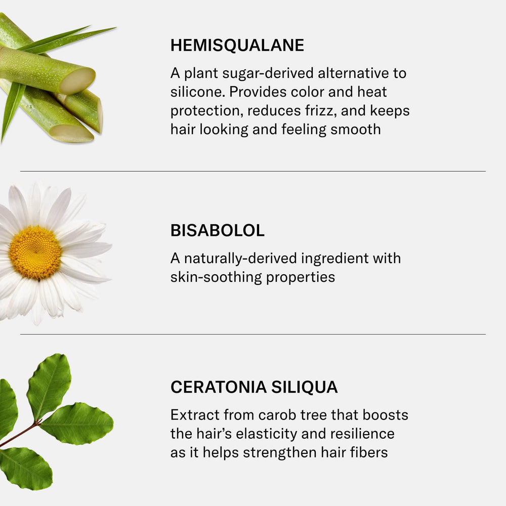 SEEN blow-out creme ingredient label highlighting gentle, skin-safe formulation