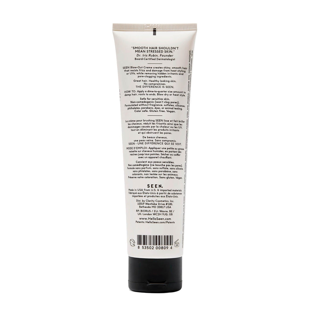 SEEN blow-out creme texture close-up highlighting smooth, non-greasy consistency