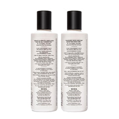 SEEN shampoo pump close-up highlighting easy dispensing and gentleness
