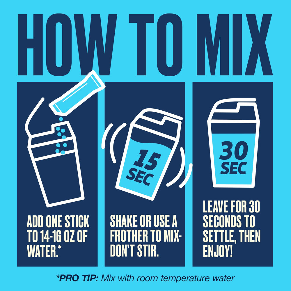 SEEQ open packet with powder detail demonstrating single-serve convenience and easy mixing