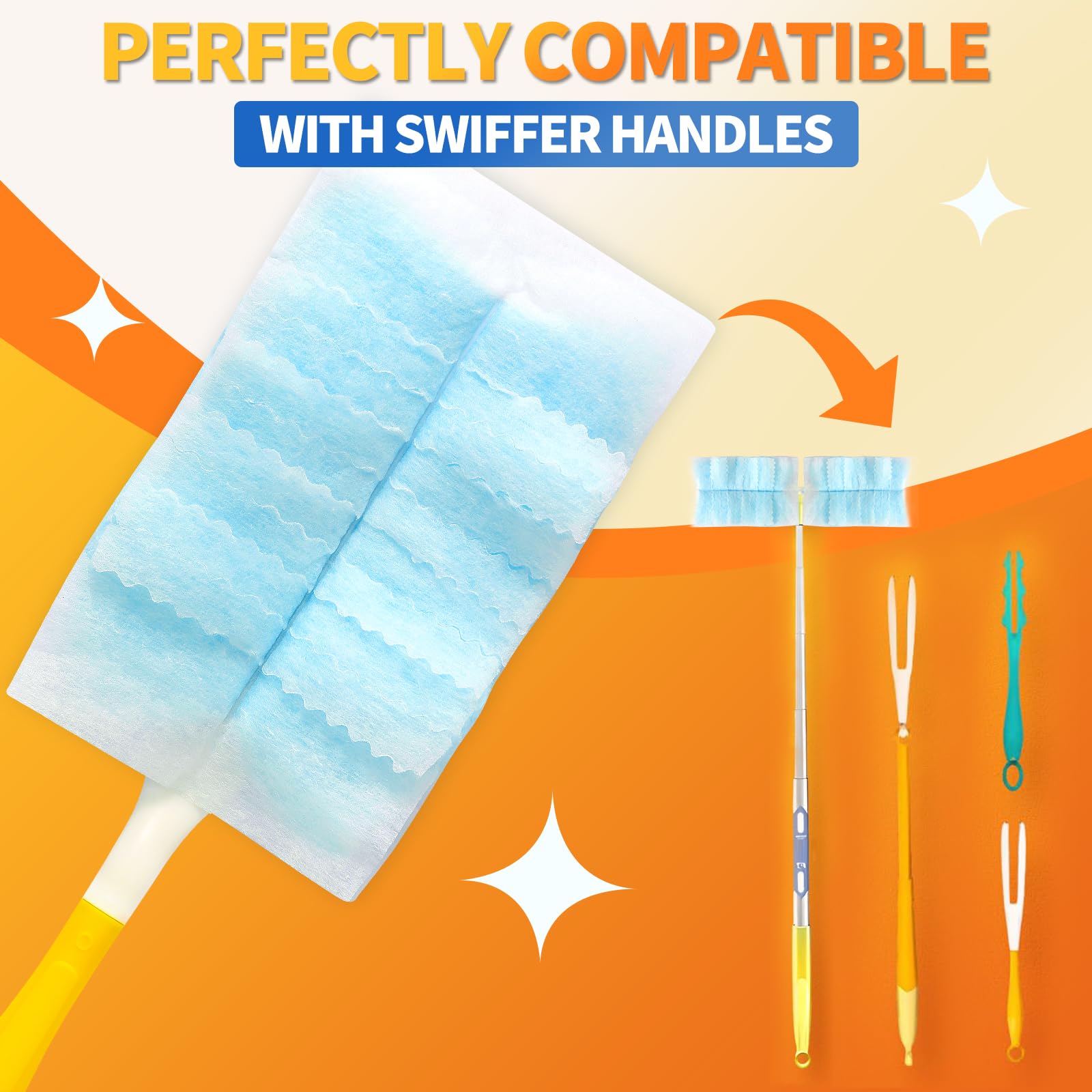 Senowi etiqueta y compatibilidad con mango Swiffer, uso sencillo y seguro