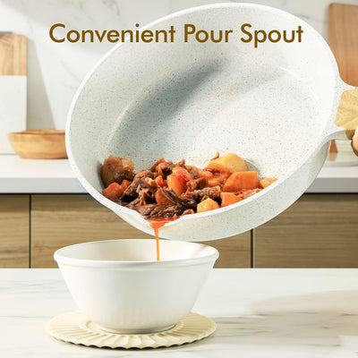 SENSARTE kitchen lifestyle cooking scene demonstrating everyday meal prep
