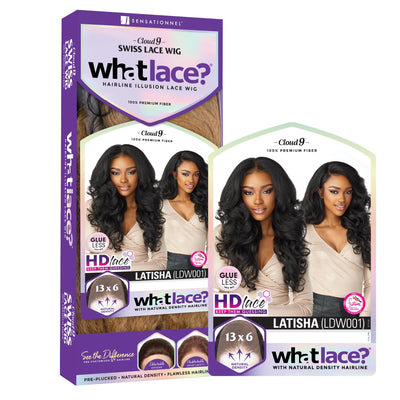 Sensationnel Latisha color 1B Offblack mostrando brillo y tono profundo natural