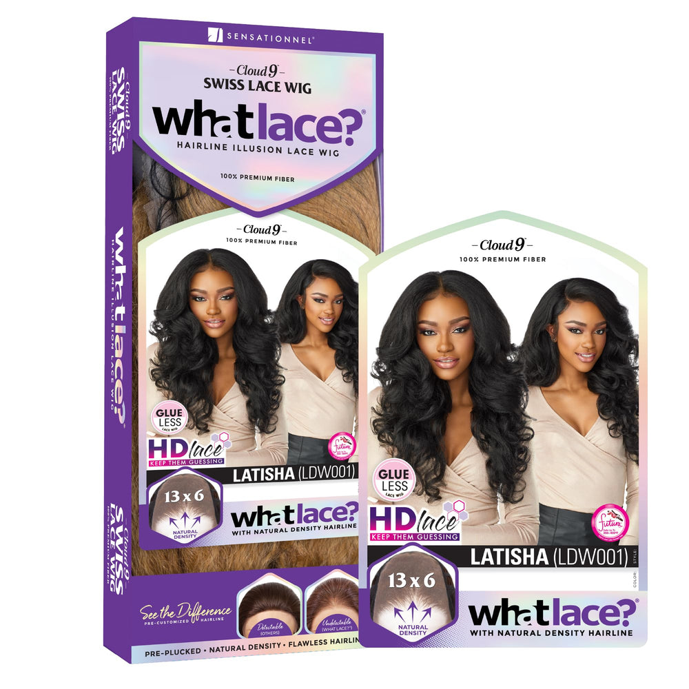 Sensationnel Latisha color 1B Offblack mostrando brillo y tono profundo natural