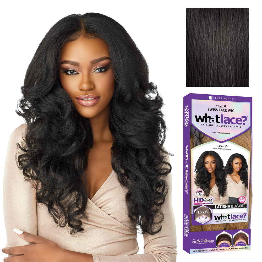 Sensationnel Latisha frontal 13x6 mostrando encaje natural y efecto realista