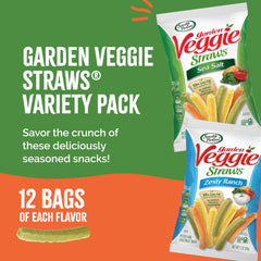 Sensible Portions bolsa abierta con veggie straws listos para comer