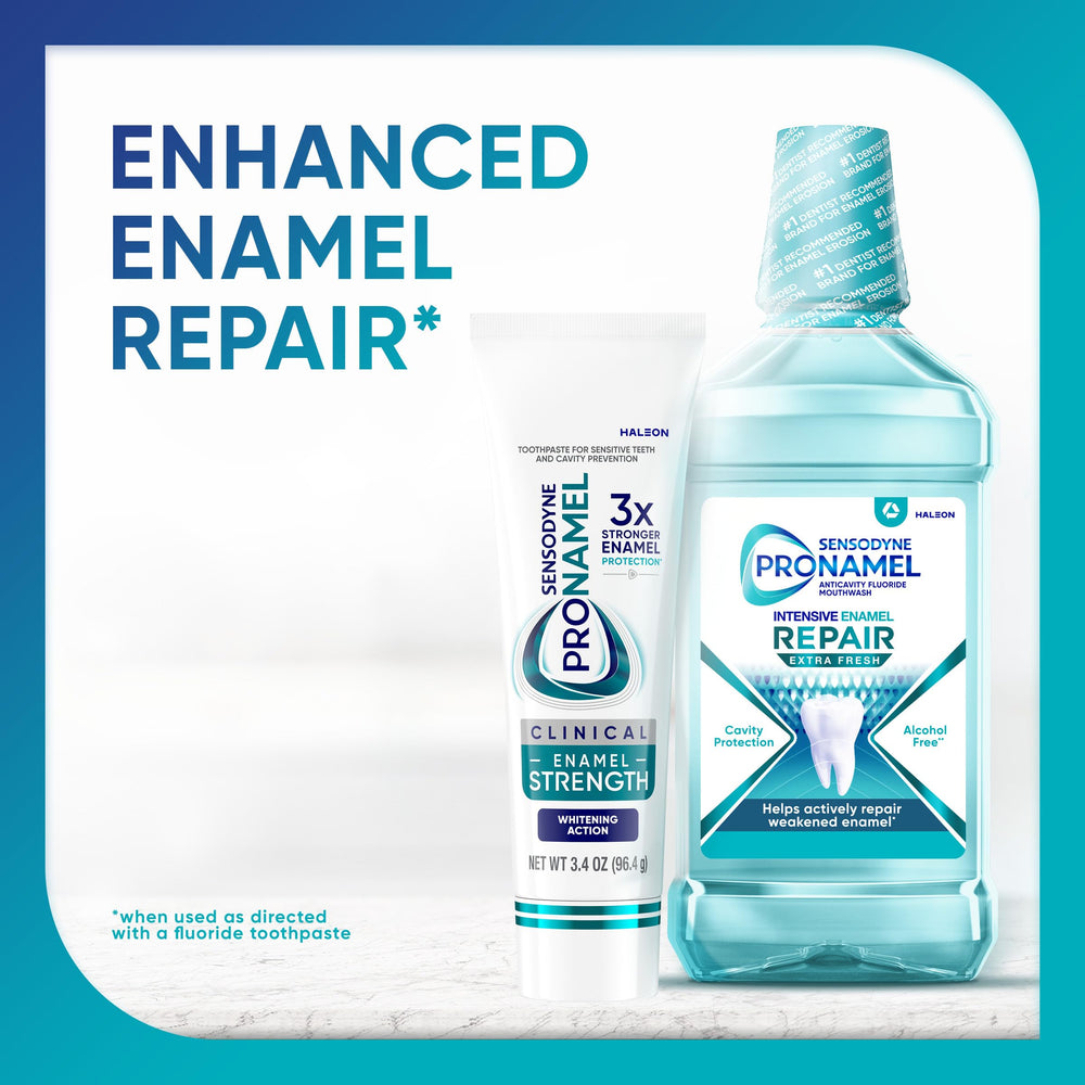 Sensodyne Pronamel pack de tres tubos, suministro para varios meses