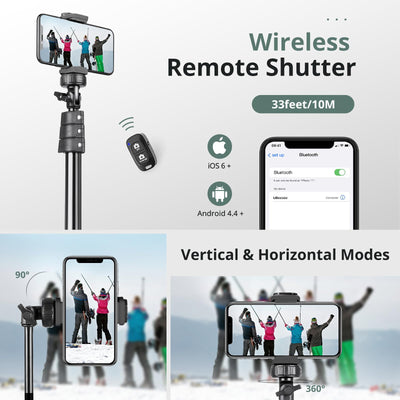 SENSYNE tripod set up for vlogging demonstrating secure phone hold and professional framing