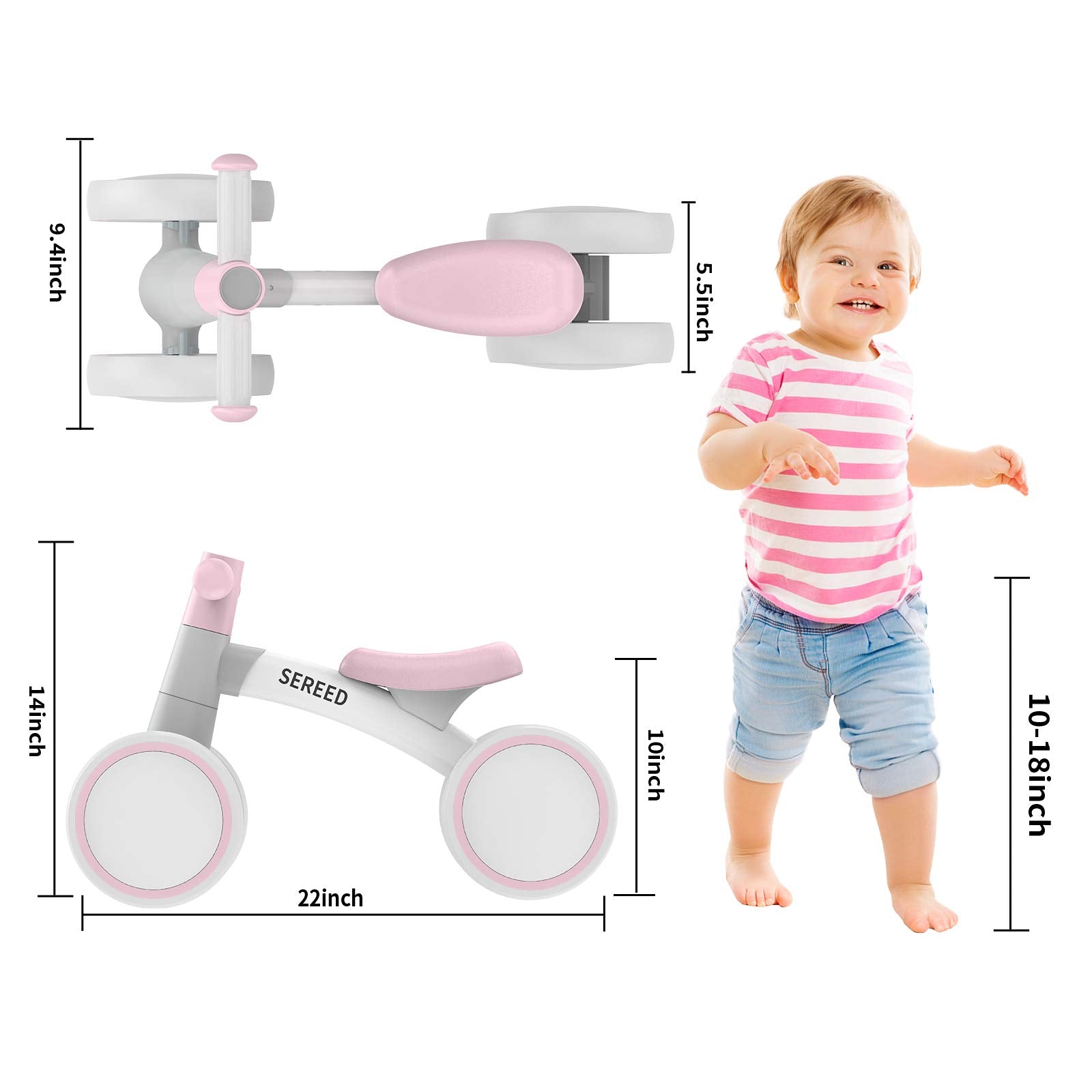SEREED wheel with closed guard preventing toe pinching benefit