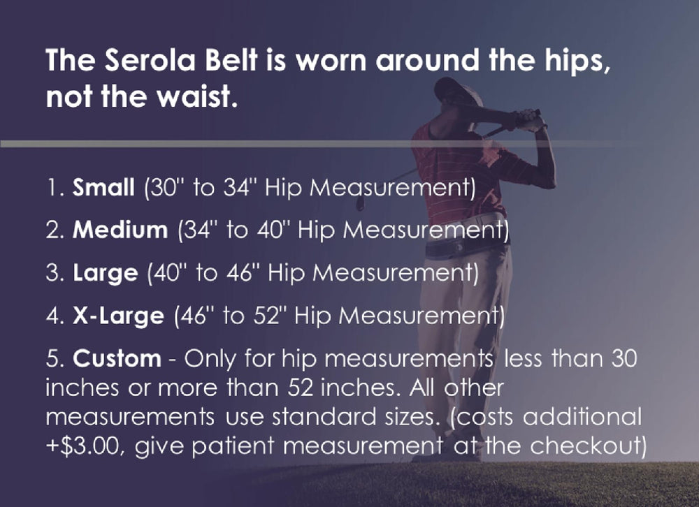 Lifestyle view of Serola belt improving posture during everyday activity benefit