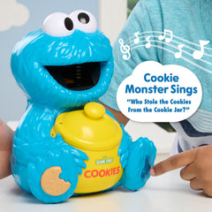 Sesame Street galletas numeradas en primer plano para reconocimiento y conteo