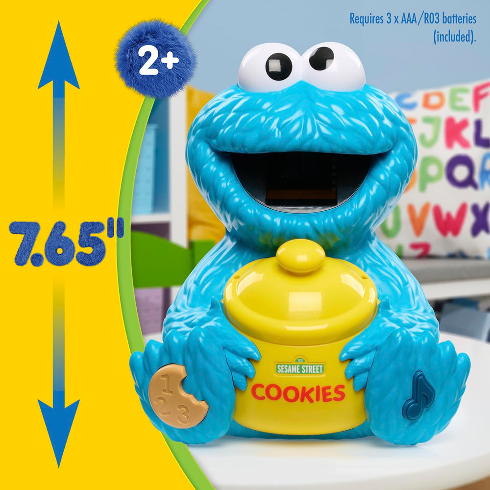 Sesame Street botones del frasco resaltados que activan frases y canciones divertidas