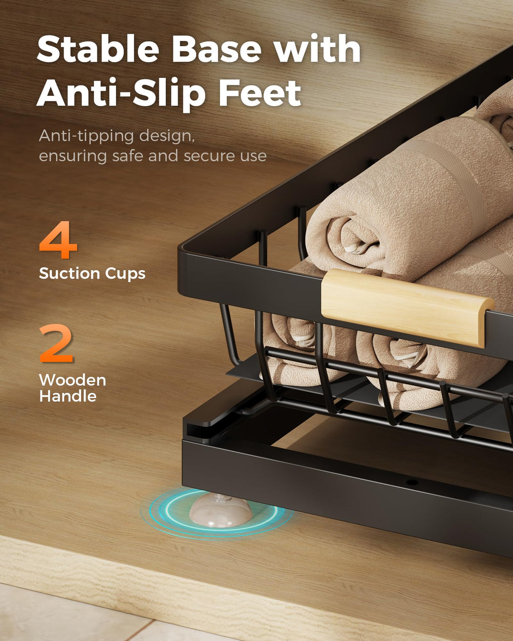 Sevenblue ambiente de cocina con organizador manteniendo encimera despejada