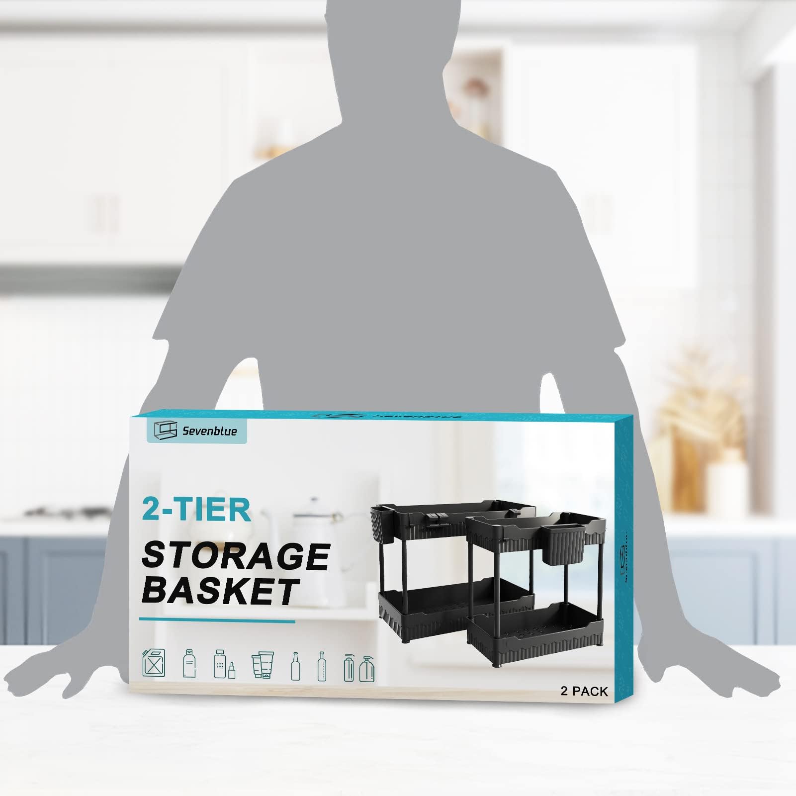 Sevenblue ambiente de cocina ordenada mostrando producto en contexto