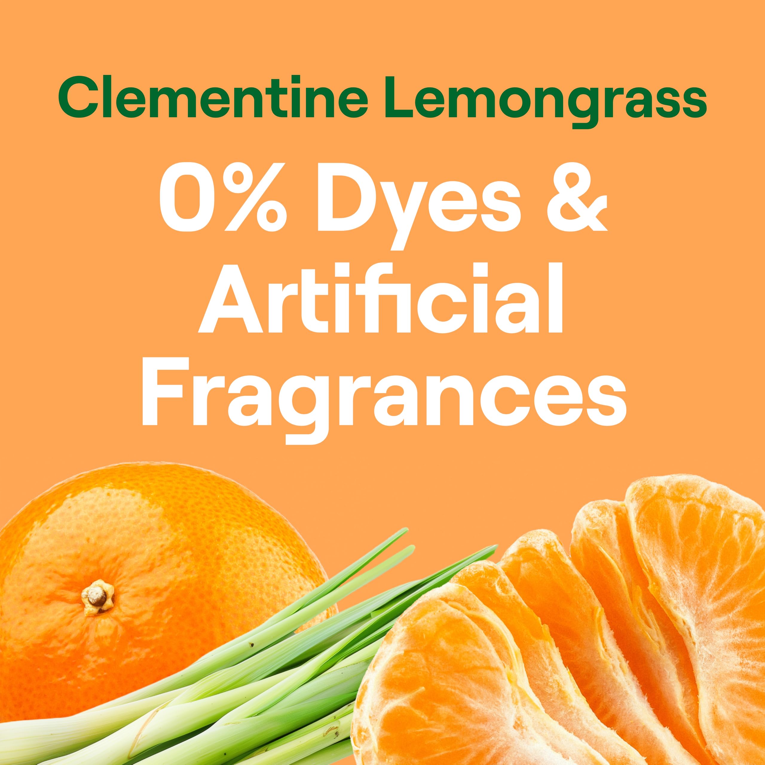 Seventh Generation ingredientes aromáticos clementina y lemongrass naturales