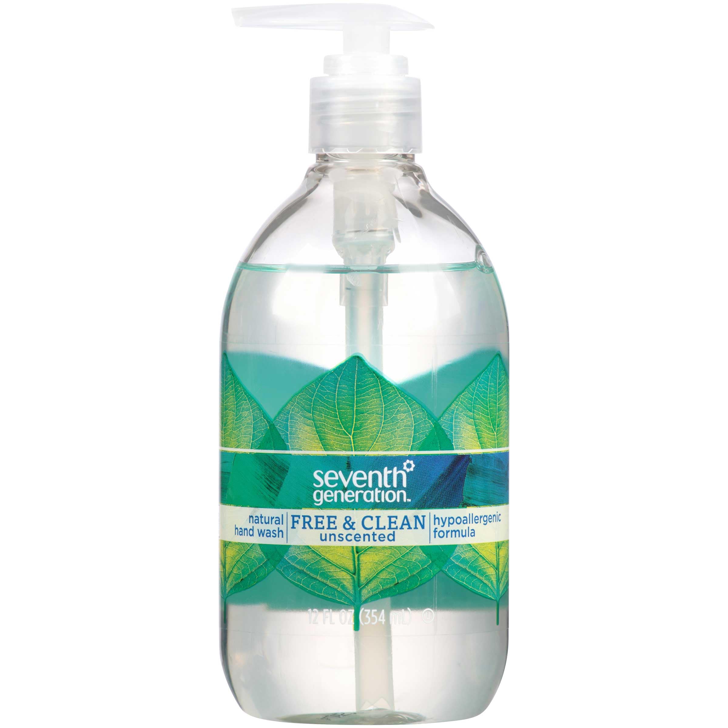 Seventh Generation textura del jabón en mano, limpieza suave y natural