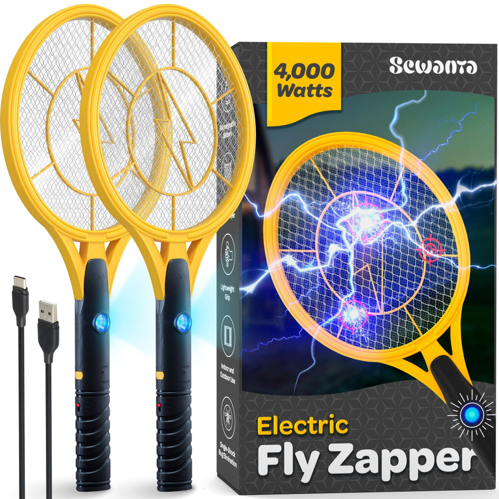 SEWANTA front view of two rackets showing shape and portability benefit