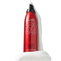 SexyHair aplicado con secador en salón casero, mejora volumen y forma