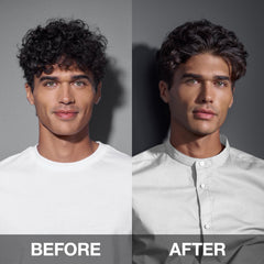 SexyHair envase junto a una regla para comparar tamaño y apto para viaje