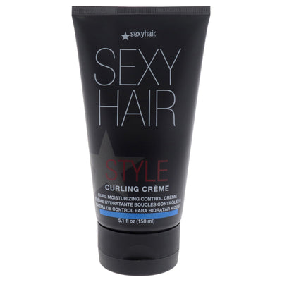 SexyHair envase frontal de Curling Crème con info visual y beneficio de definición