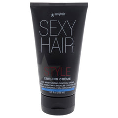 SexyHair envase frontal de Curling Crème con info visual y beneficio de definición