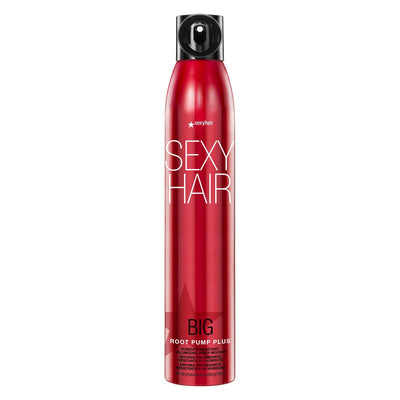 SexyHair bote frontal mostrando etiqueta y volumen visible