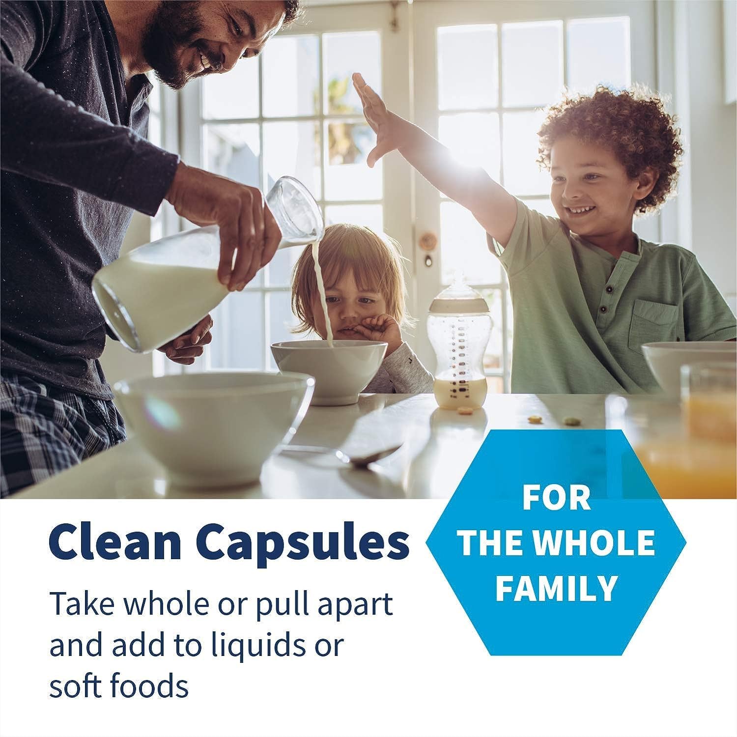 SFI Health Klaire Labs caja y cápsulas dispuestas para mostrar cantidad
