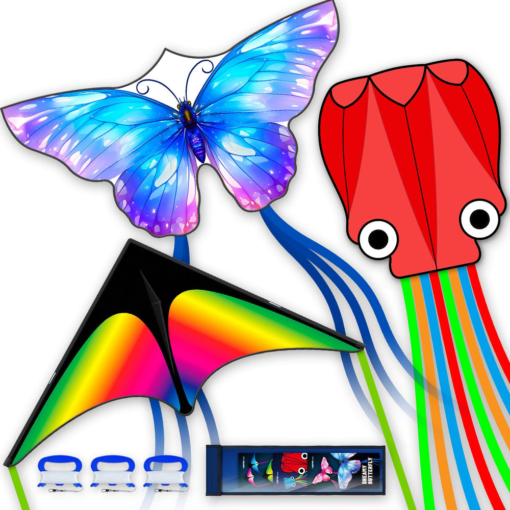SGftre pack completo frontal mostrando las tres cometas y beneficio visual