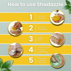 Shadazzle limpiando fregadero, brillo restaurado y eliminación de grasa