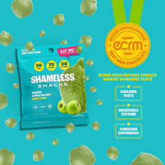 Shameless bolsa abierta con gominolas mostrando cantidad y color natural