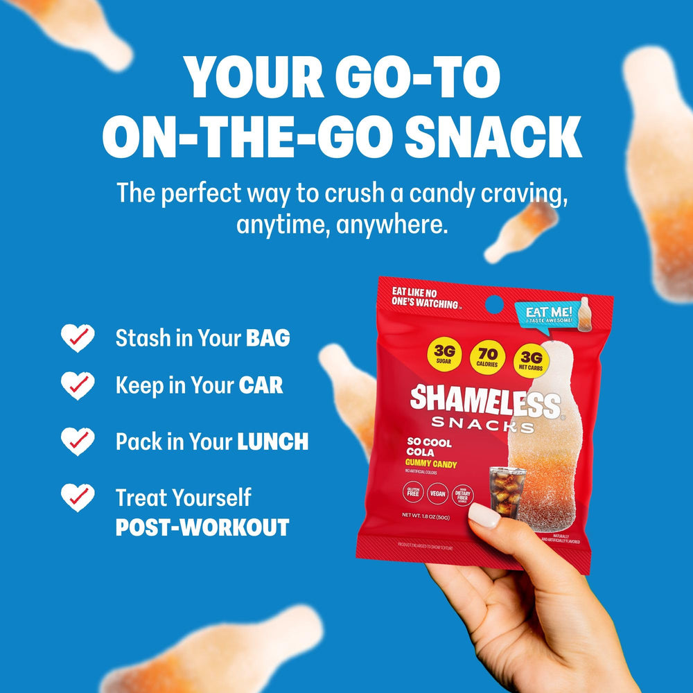 Shameless producto en ambiente saludable, ideal para snacks conscientes y estilo de vida activo