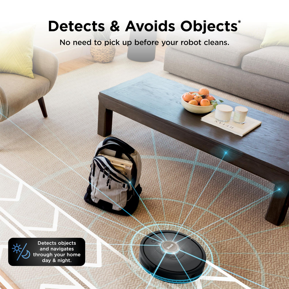 Shark AV2501AE on carpet to show scale and strong deep-clean performance