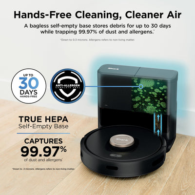 Shark AV2501AE top LIDAR sensor detail for precise home mapping