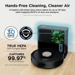Shark AV2501AE top LIDAR sensor detail for precise home mapping