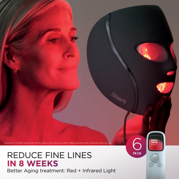 Shark CryoGlow side profile worn on model illustrating coverage and comfort