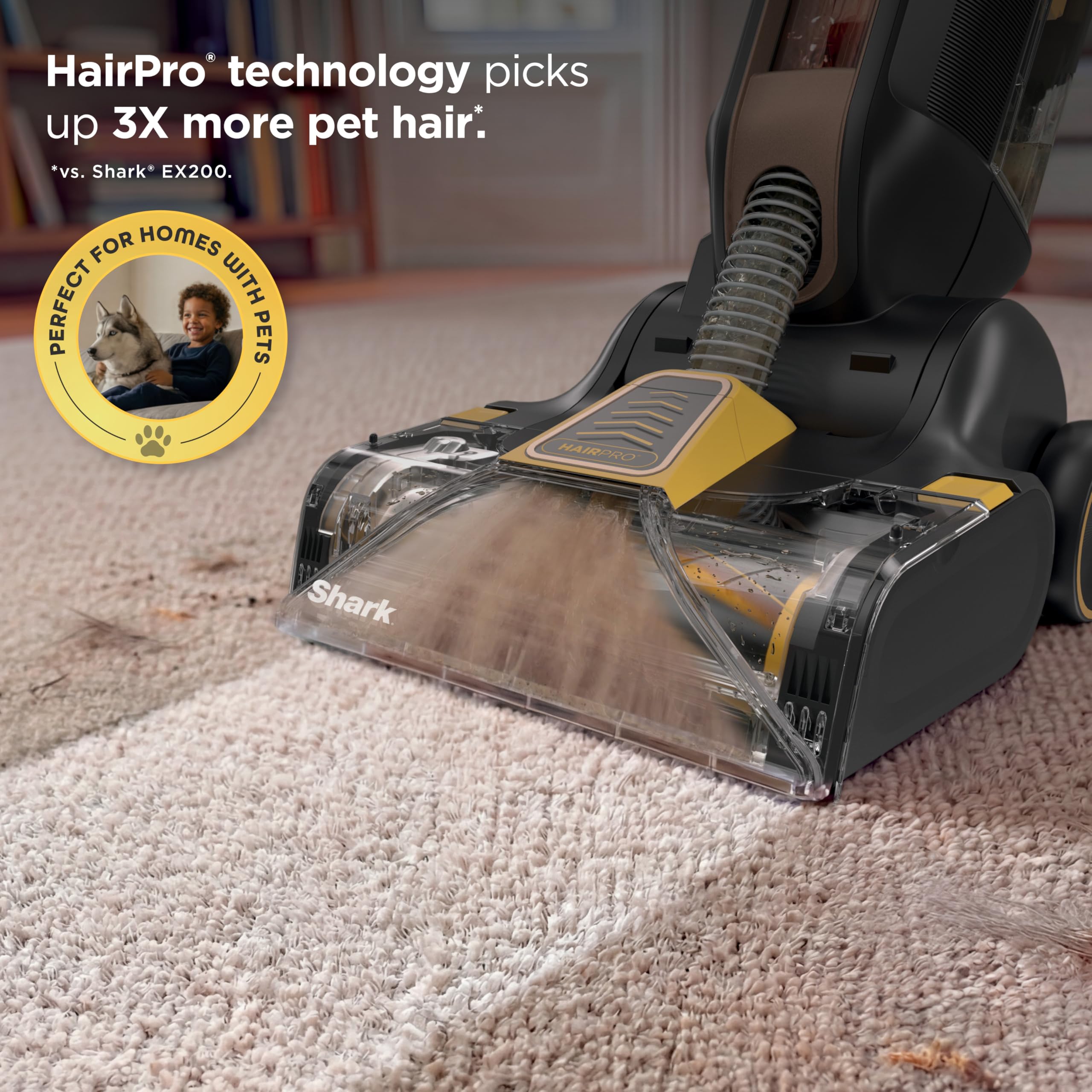 Shark EX551 con botella de fórmula Deep Clean Ultra incluida para protección