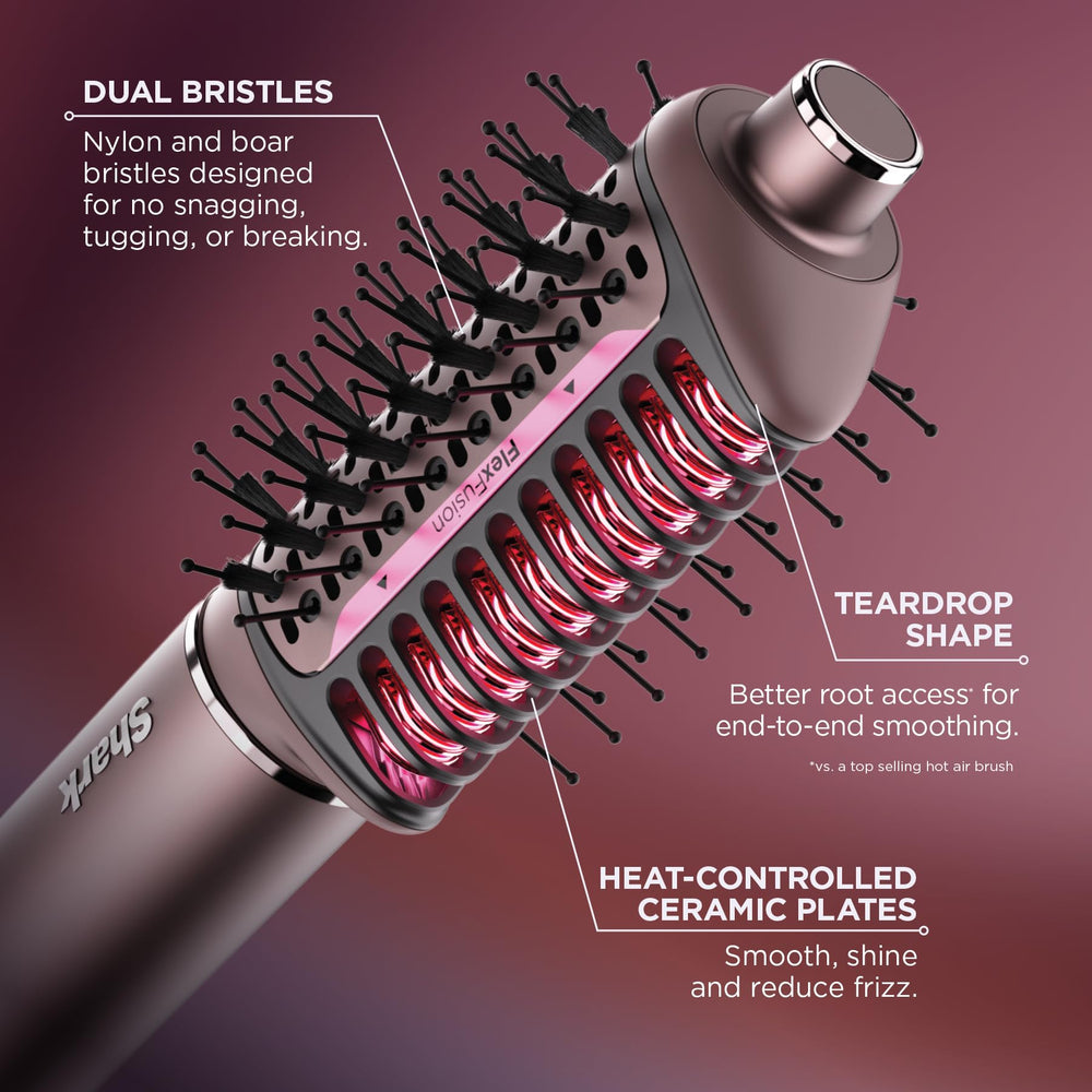 Shark FlexFusion scalp shield controls view showing simple activation for scalp protection