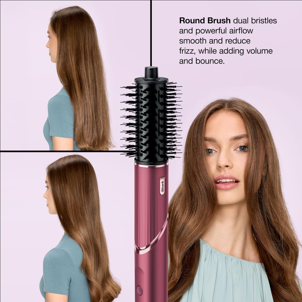 Shark FlexStyle usando rizador para crear ondas con menos esfuerzo