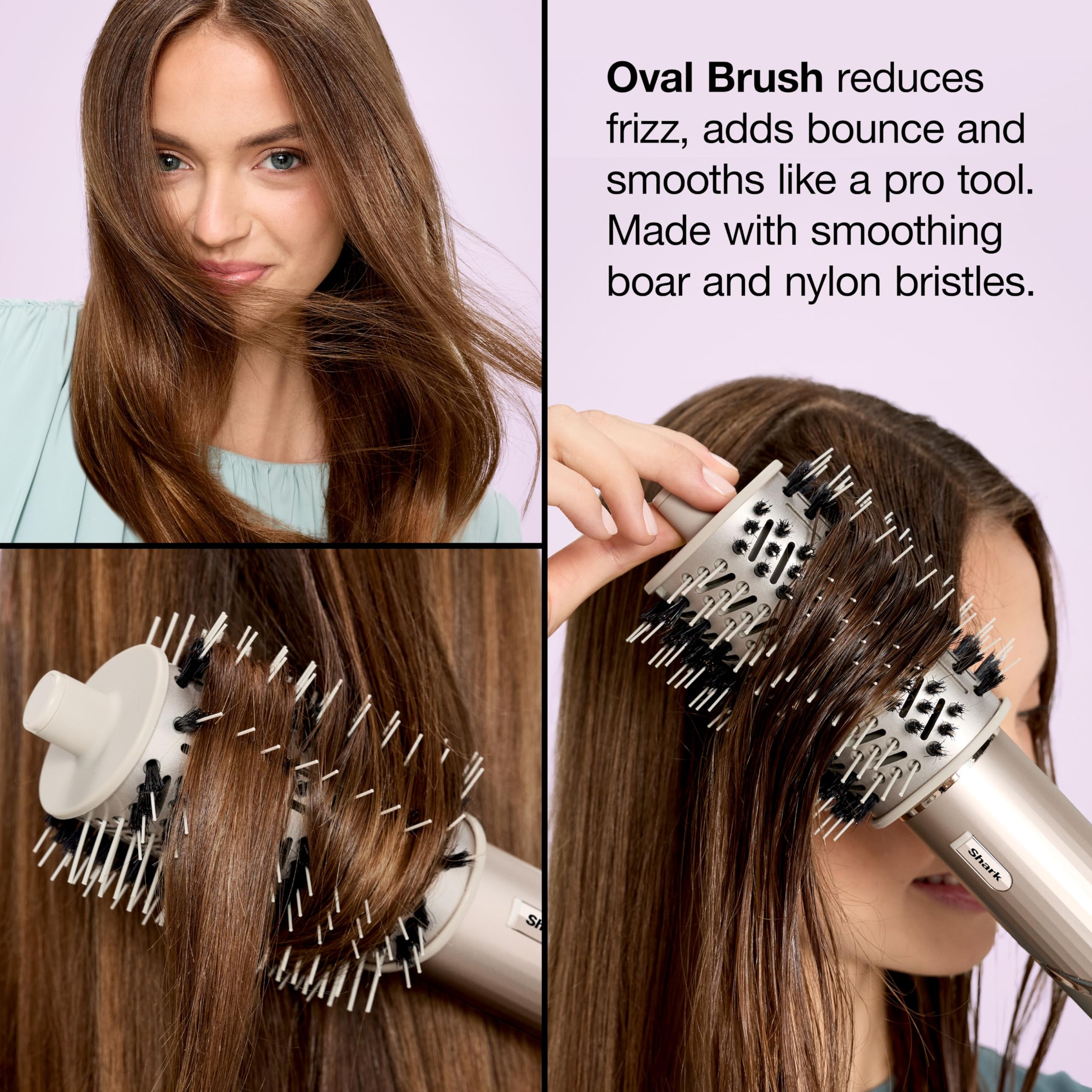 Shark FlexStyle curling action on model demonstrating easy, consistent curl creation