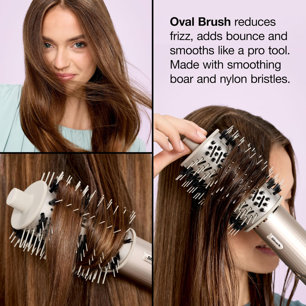Shark FlexStyle curling action on model demonstrating easy, consistent curl creation
