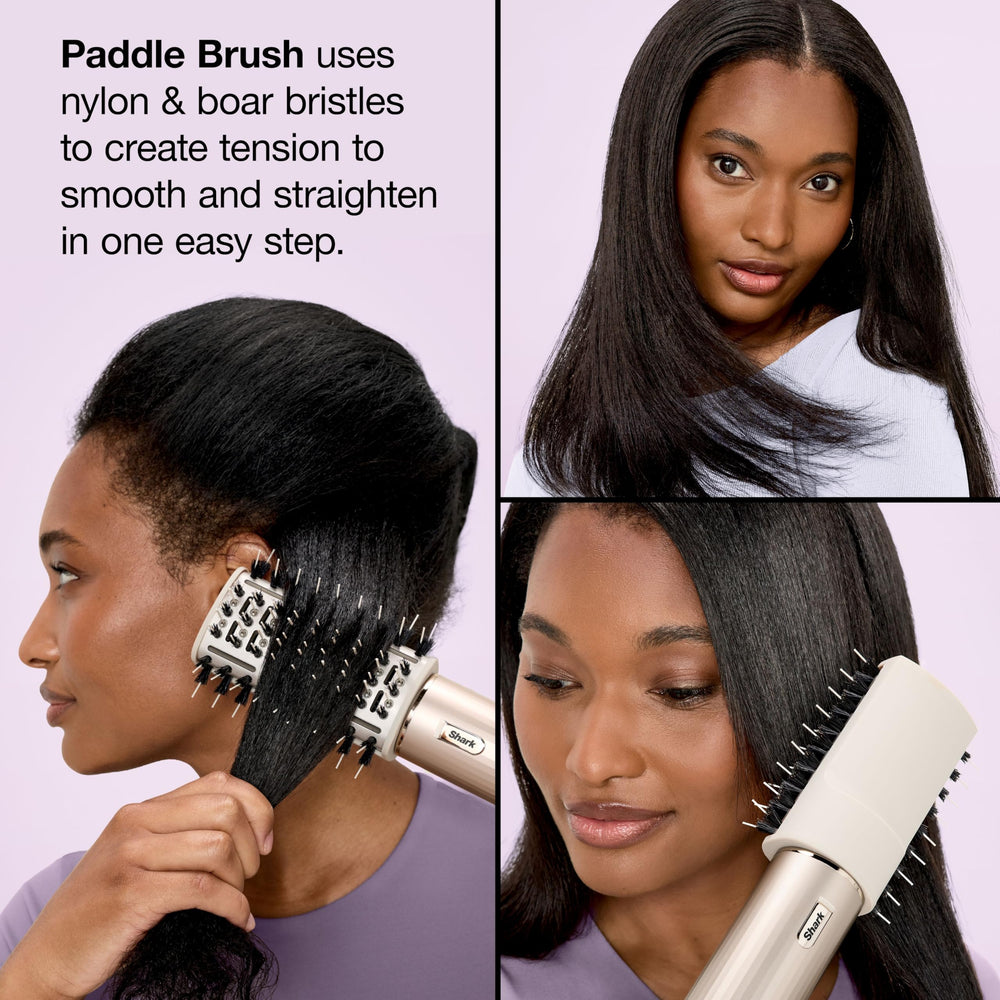 Shark FlexStyle mid-rotation transforming from dryer to wand for versatile use