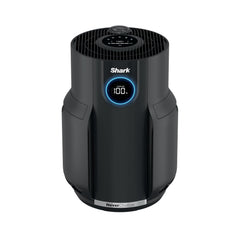 Shark HP152 front view showing charcoal finish and air intake, highlighting compact efficiency