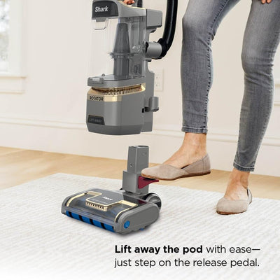 Shark LA502 HEPA filter and anti-allergen seal trapping dust