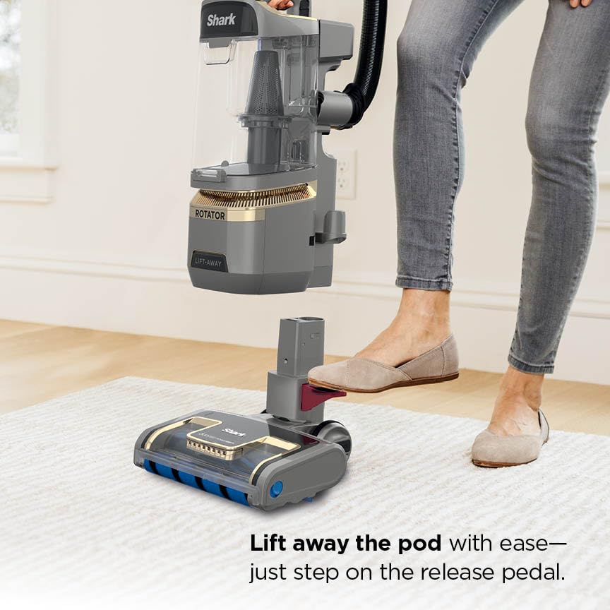 Shark LA502 HEPA filter and anti-allergen seal trapping dust