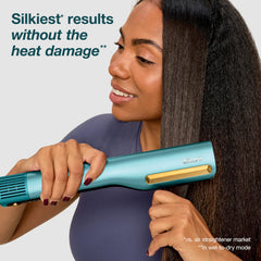 Shark SilkiPro ceramic plates close-up showing HeatSense surface for even heat