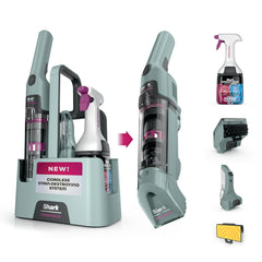 Shark StainForce front view showing compact portable cleaner for quick spot removal